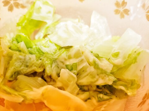 白菜のランチドレッシング風サラダ